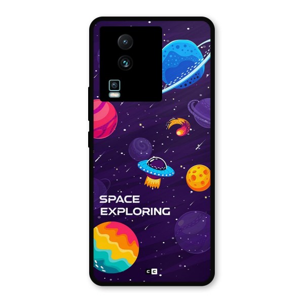 Space Exploring Metal Back Case for iQOO Neo 7 Pro