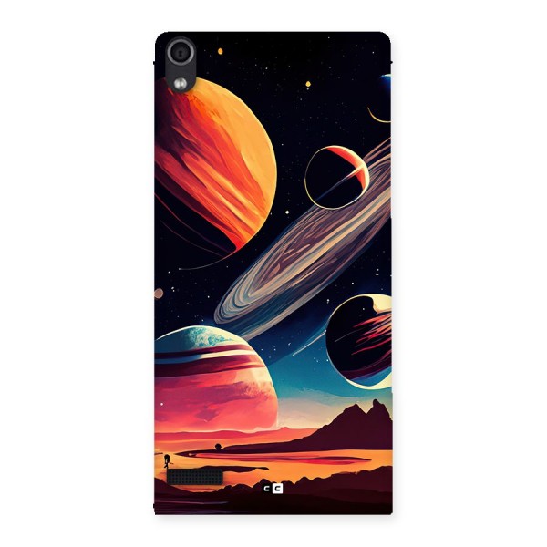 Space Planets Back Case for Ascend P6