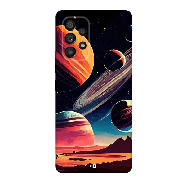 Space Planets Back Case for Galaxy A53 5G