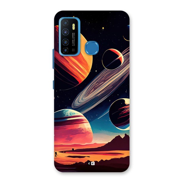 Space Planets Back Case for Infinix Hot 9
