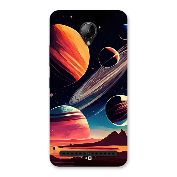Space Planets Back Case for Lenovo C2