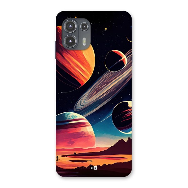Space Planets Back Case for Motorola Edge 20 Fusion