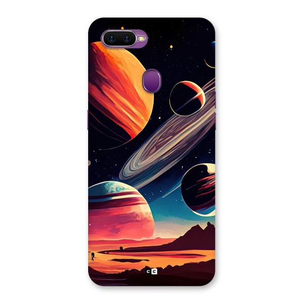 Space Planets Back Case for Oppo F9