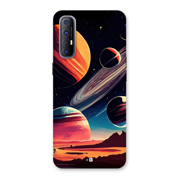 Space Planets Back Case for Oppo Reno3 Pro