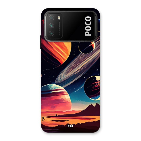 Space Planets Back Case for Poco M3