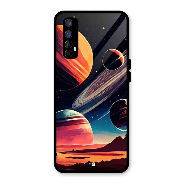 Space Planets Glass Back Case for Realme Narzo 20 Pro