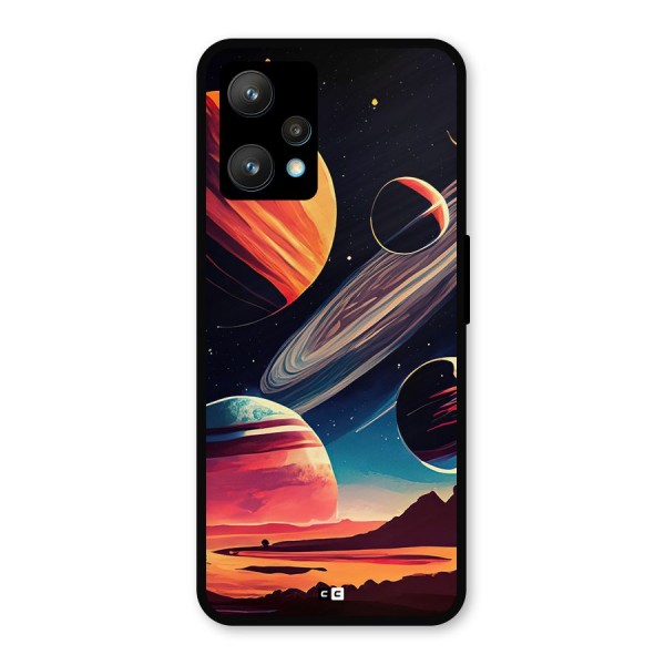 Space Planets Metal Back Case for Realme 9 Pro Plus 5G
