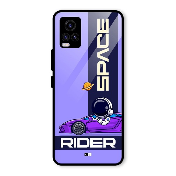 Space RIder Glass Back Case for Vivo V20 2021