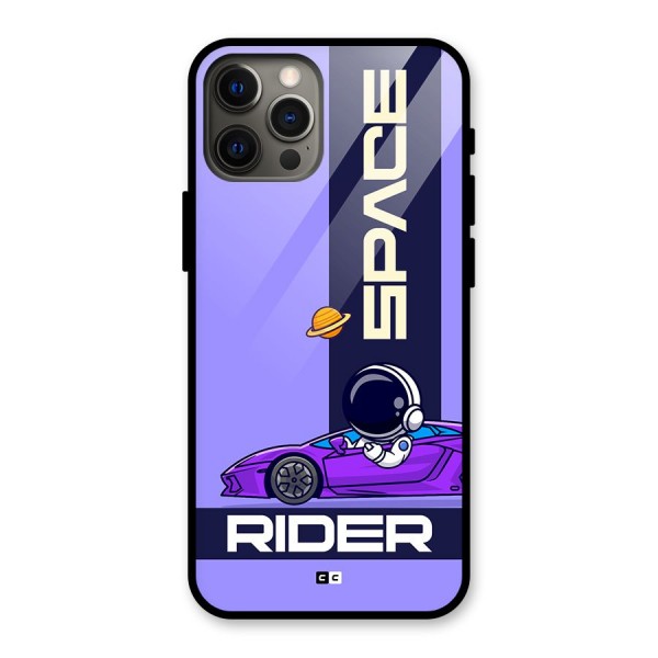 Space RIder Glass Back Case for iPhone 12 Pro Max