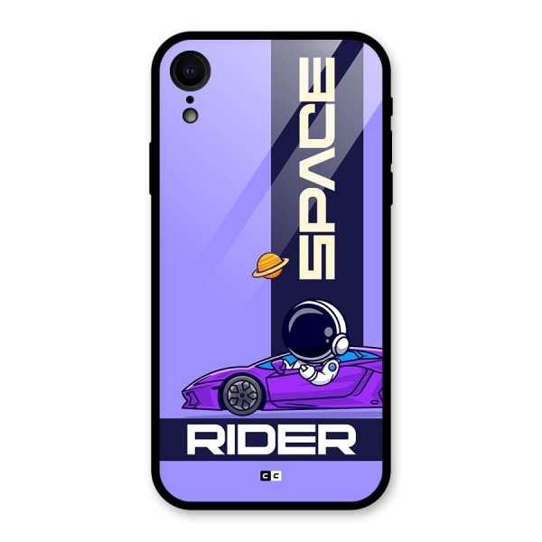 Space RIder Glass Back Case for iPhone XR