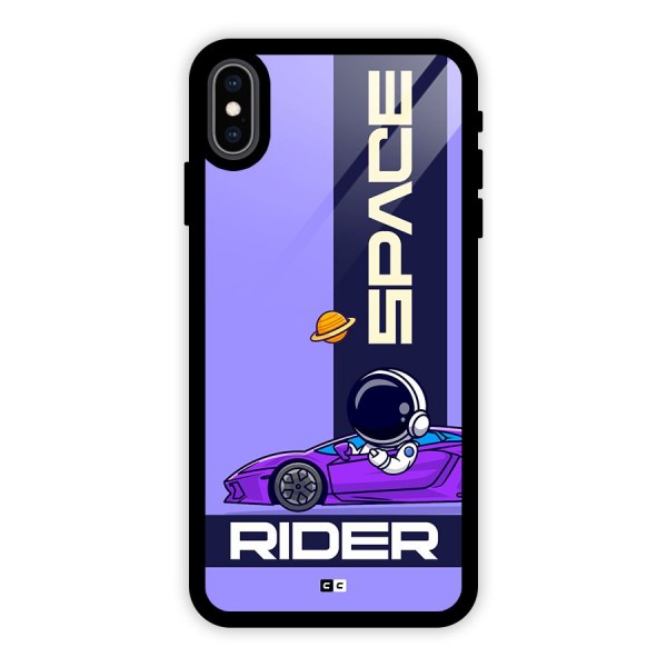 Space RIder Glass Back Case for iPhone XS Max