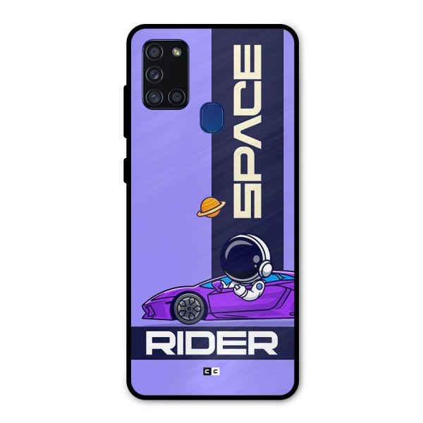 Space RIder Metal Back Case for Galaxy A21s