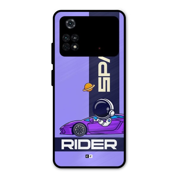 Space RIder Metal Back Case for Poco M4 Pro 4G