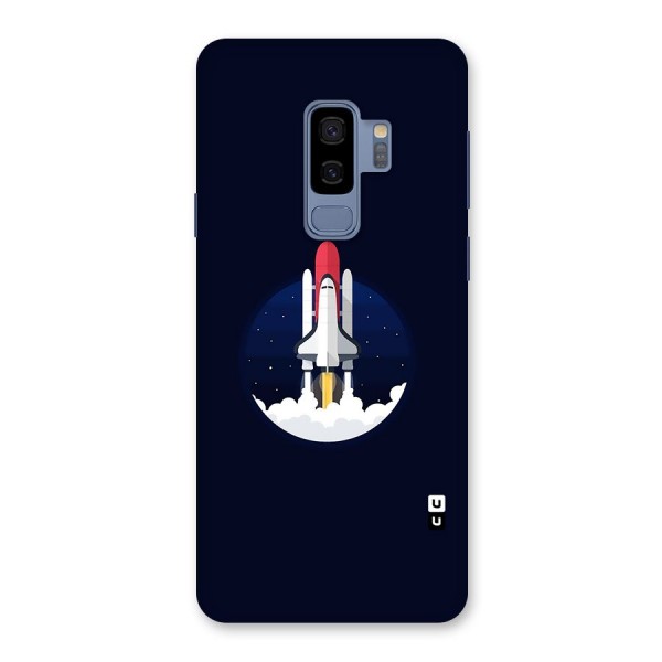 Space Rocket Minimal Back Case for Galaxy S9 Plus