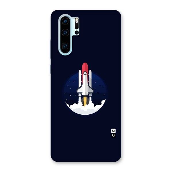 Space Rocket Minimal Back Case for Huawei P30 Pro