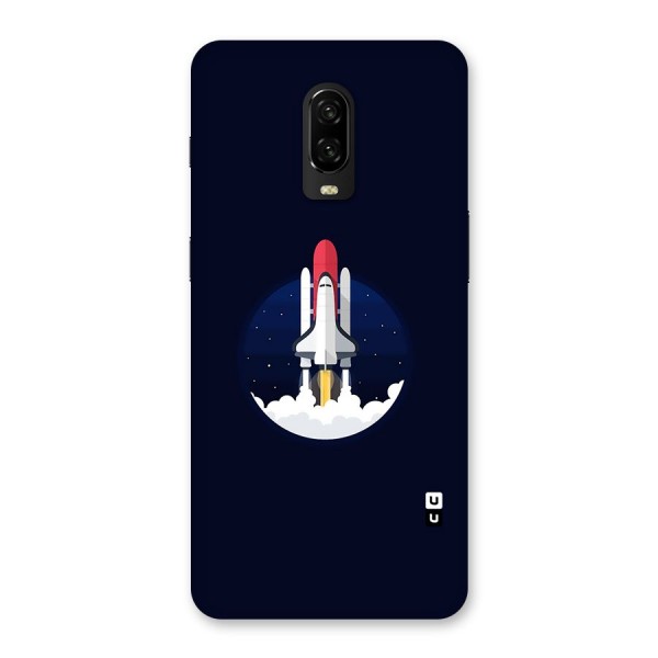 Space Rocket Minimal Back Case for OnePlus 6T