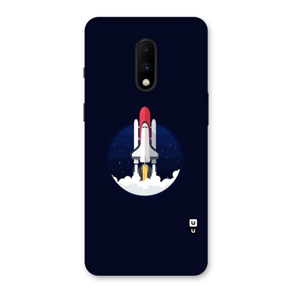Space Rocket Minimal Back Case for OnePlus 7