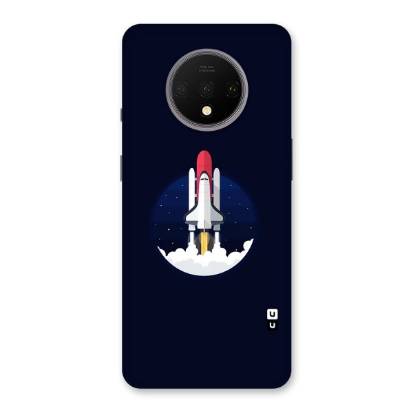 Space Rocket Minimal Back Case for OnePlus 7T