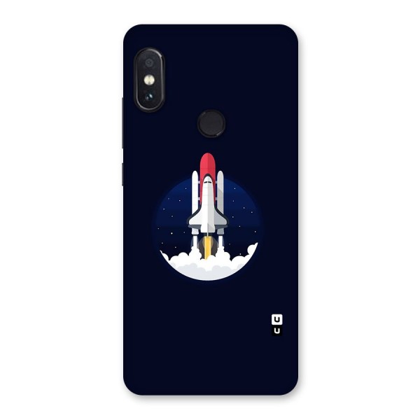 Space Rocket Minimal Back Case for Redmi Note 5 Pro