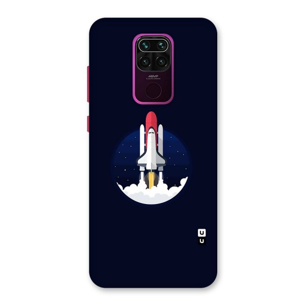 Space Rocket Minimal Back Case for Redmi Note 9