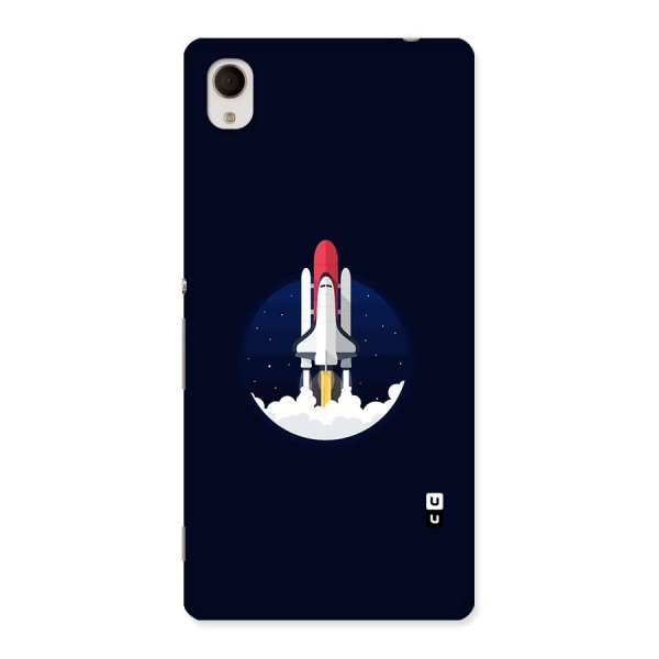 Space Rocket Minimal Back Case for Sony Xperia M4