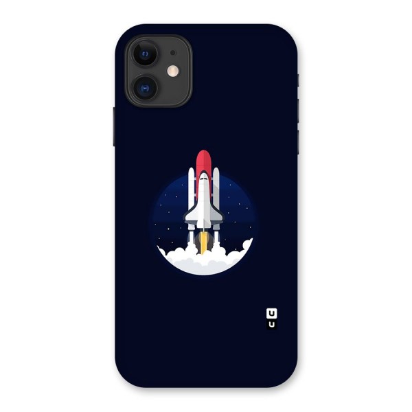 Space Rocket Minimal Back Case for iPhone 11