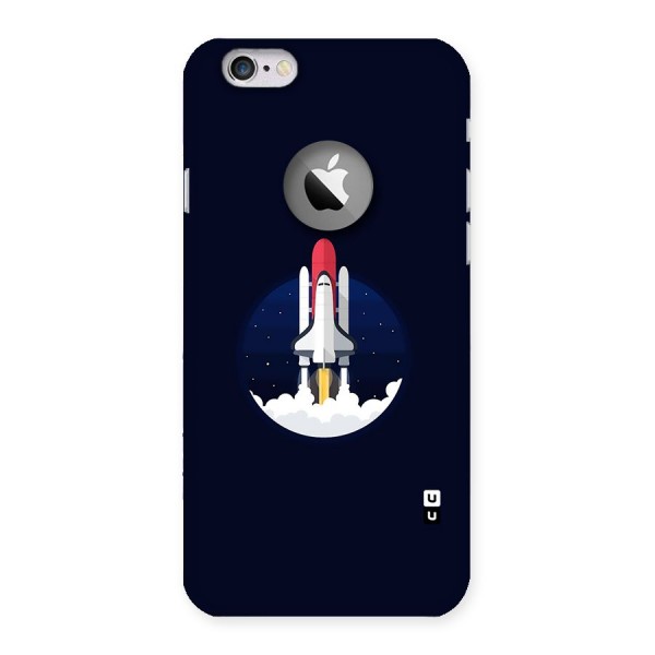 Space Rocket Minimal Back Case for iPhone 6 Logo Cut