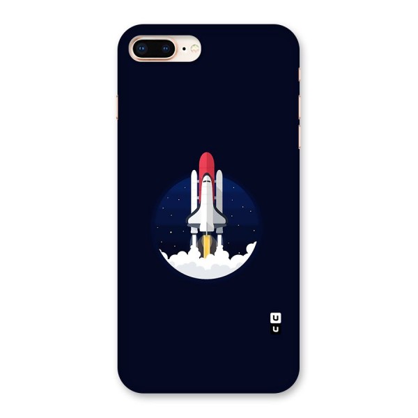Space Rocket Minimal Back Case for iPhone 8 Plus