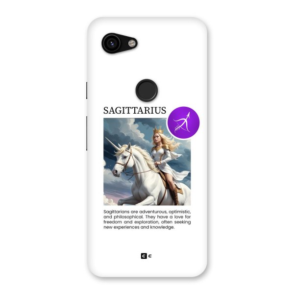 Sparkling Sagittarius Back Case for Google Pixel 3a