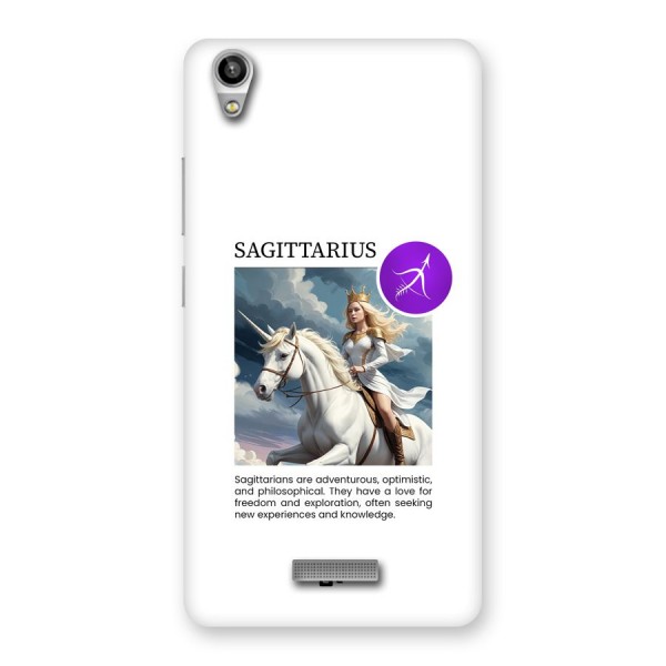 Sparkling Sagittarius Back Case for Lava Pixel V1