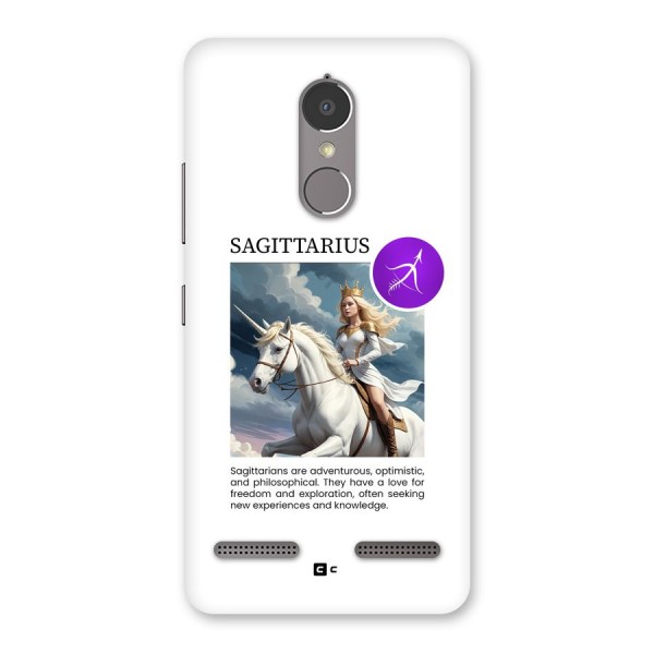 Sparkling Sagittarius Back Case for Lenovo K6 Power
