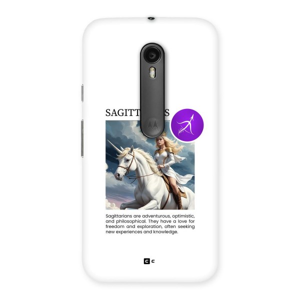 Sparkling Sagittarius Back Case for Moto G3