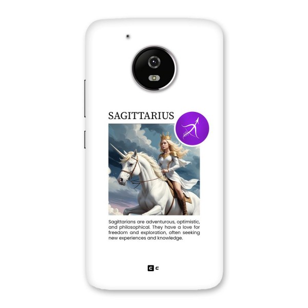Sparkling Sagittarius Back Case for Moto G5