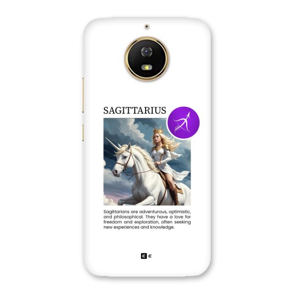Sparkling Sagittarius Back Case for Moto G5s