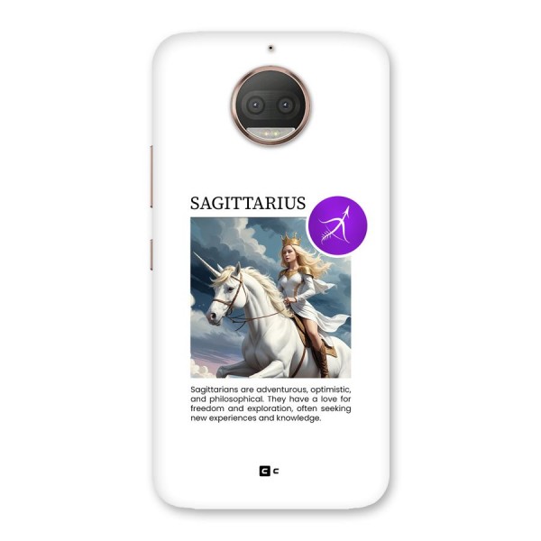 Sparkling Sagittarius Back Case for Moto G5s Plus