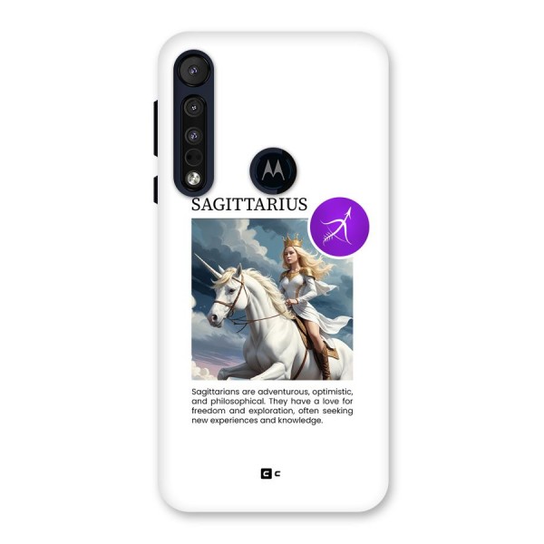 Sparkling Sagittarius Back Case for Motorola One Macro