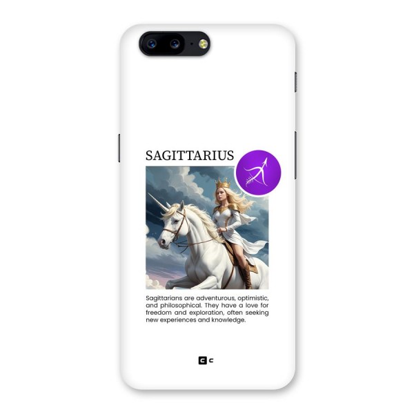 Sparkling Sagittarius Back Case for OnePlus 5