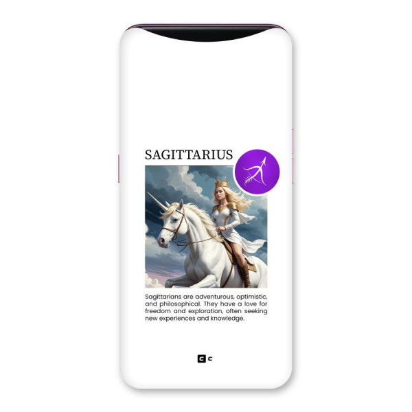 Sparkling Sagittarius Back Case for Oppo Find X