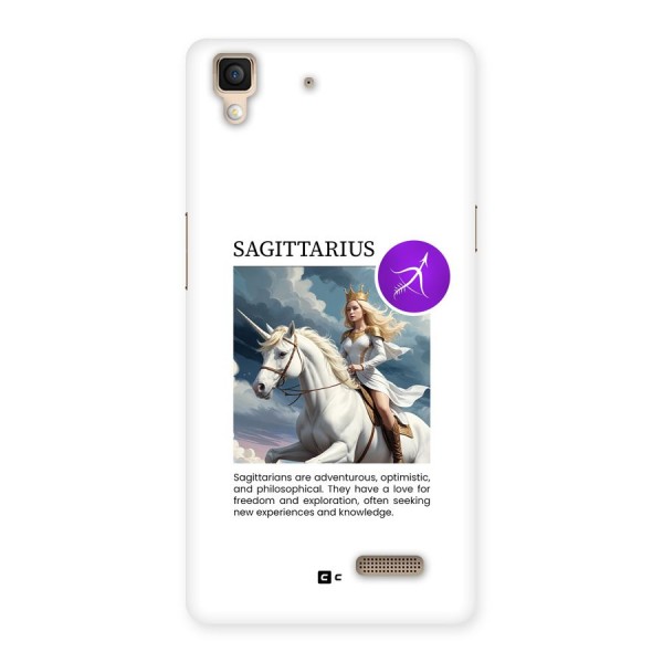 Sparkling Sagittarius Back Case for Oppo R7