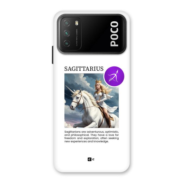 Sparkling Sagittarius Back Case for Poco M3