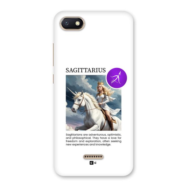 Sparkling Sagittarius Back Case for Redmi 6A