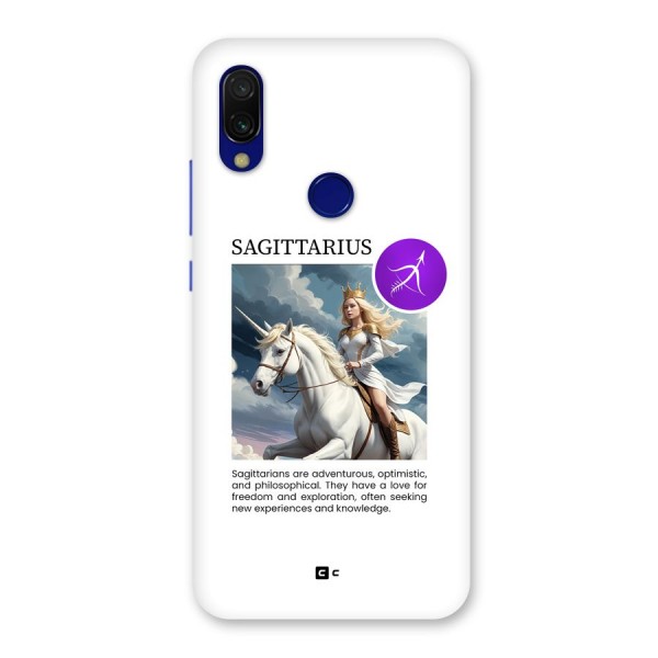 Sparkling Sagittarius Back Case for Redmi 7