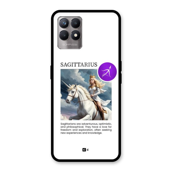 Sparkling Sagittarius Glass Back Case for Realme Narzo 50