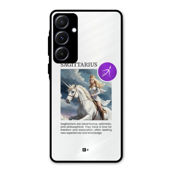 Sparkling Sagittarius Metal Back Case for Galaxy A55