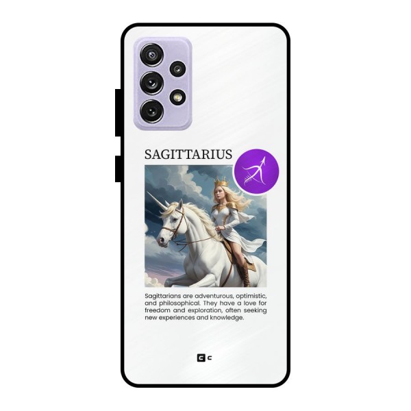 Sparkling Sagittarius Metal Back Case for Galaxy A72