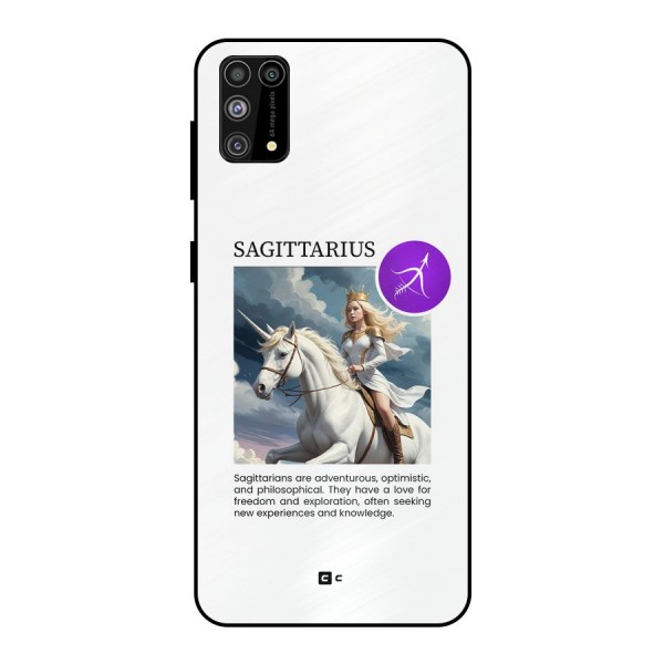 Sparkling Sagittarius Metal Back Case for Galaxy F41