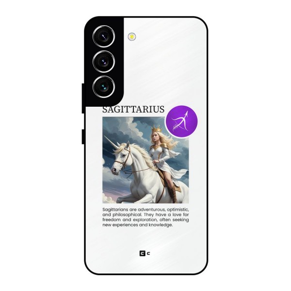 Sparkling Sagittarius Metal Back Case for Galaxy S22 5G