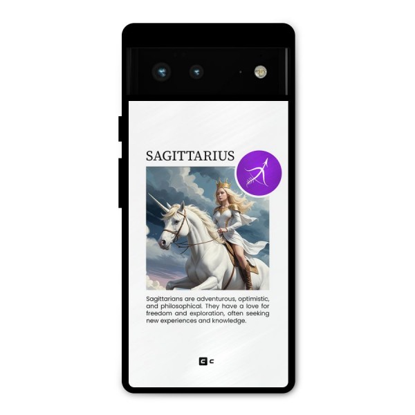 Sparkling Sagittarius Metal Back Case for Google Pixel 6