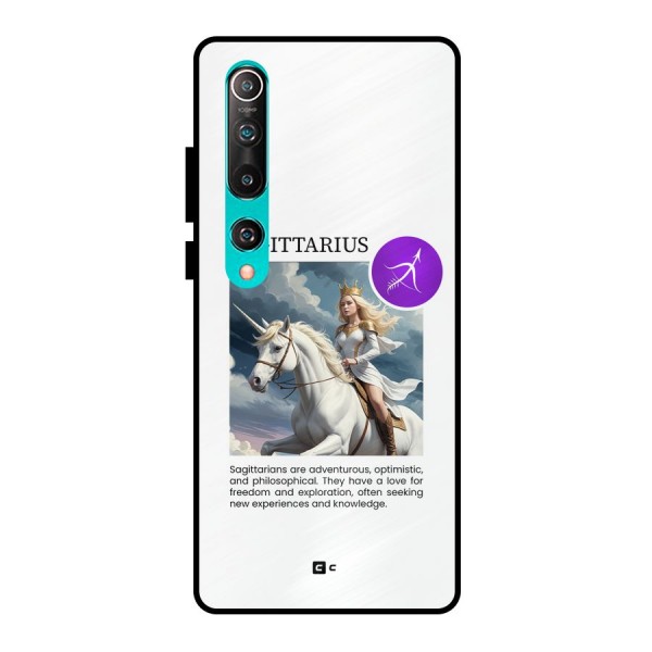 Sparkling Sagittarius Metal Back Case for Mi 10