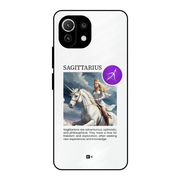Sparkling Sagittarius Metal Back Case for Mi 11 Lite NE 5G